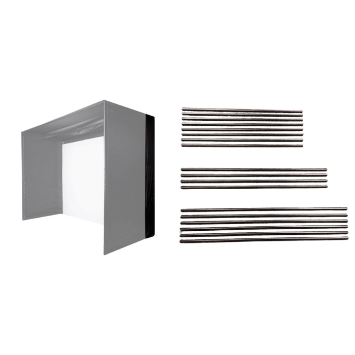 Carl's Place - Carl's Place Back Cover Pipe Kit for DIY Golf Simulator Enclosure - Scratch Golf