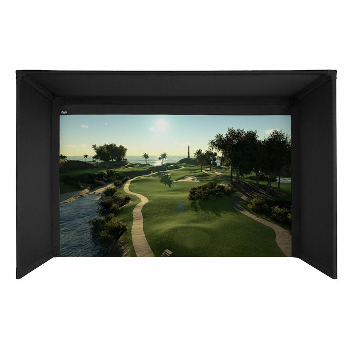 Carl's Place - Carl's Place C - Series Pro Golf Simulator Bay with Impact Screen - Scratch Golf