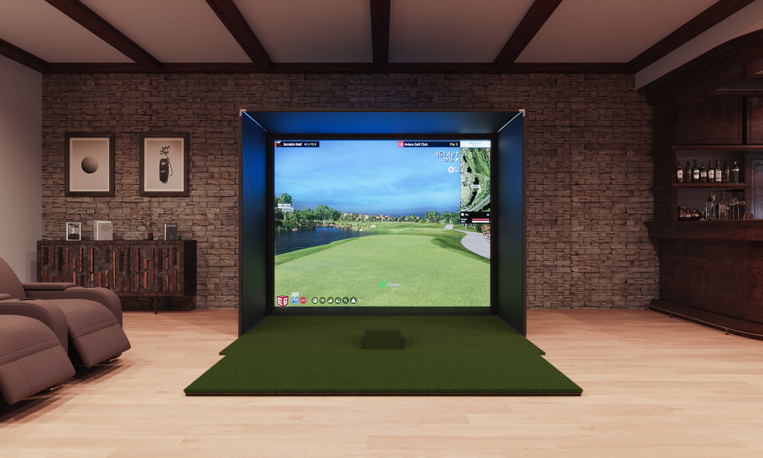 FlightScope Mevo+ SG DIY Golf Simulator Package — Scratch Golf