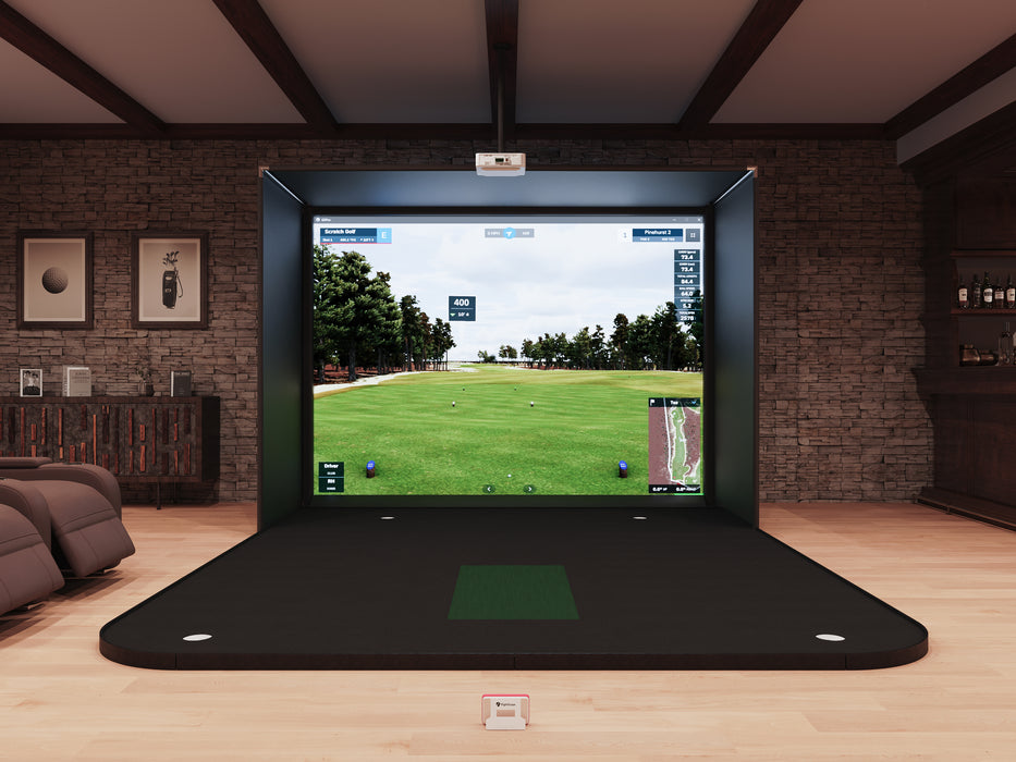FlightScope Mevo+ SGPro 12 Golf Simulator Package
