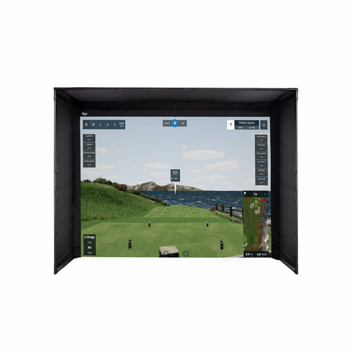 Carl's Place - Carl's Place C - Series DIY Golf Simulator Enclosure Kit with Impact Screen - Scratch Golf