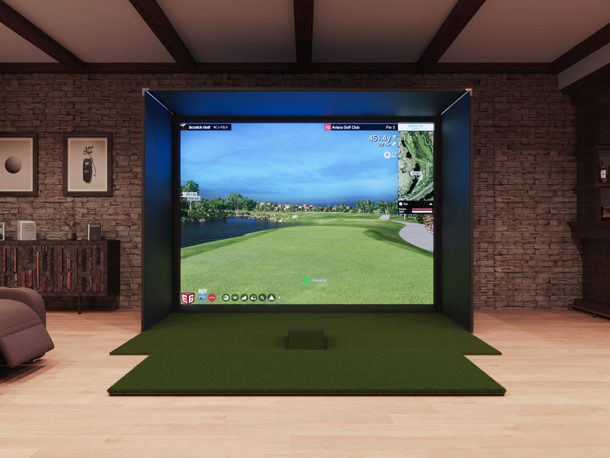 Full Swing KIT SG DIY Golf Simulator Package — Scratch Golf