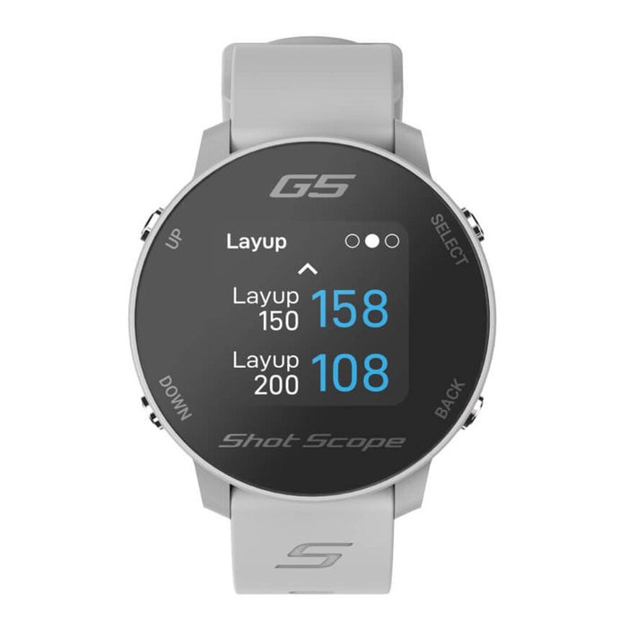 Shot Scope - Shot Scope G5 Golf GPS Watch - Scratch Golf