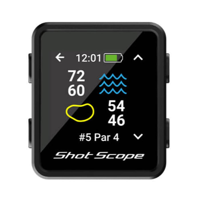 Shot Scope - Shot Scope H4 Golf GPS Handheld with Performance Tracking - Scratch Golf