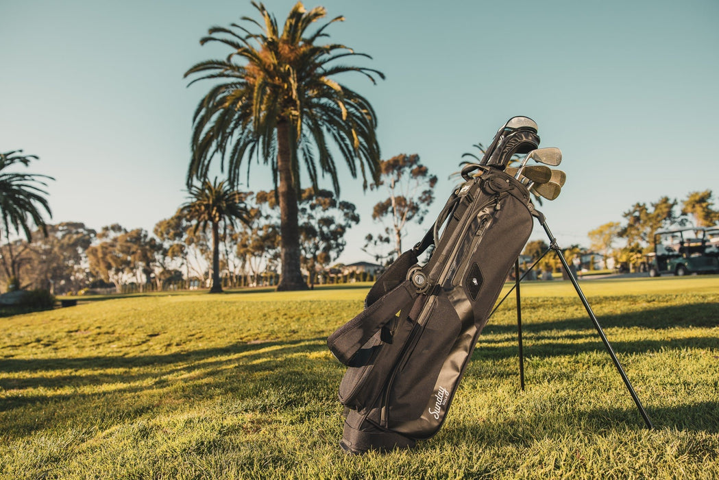 Sunday Golf - El Camino | Matte Black Walking Golf Bag - Scratch Golf