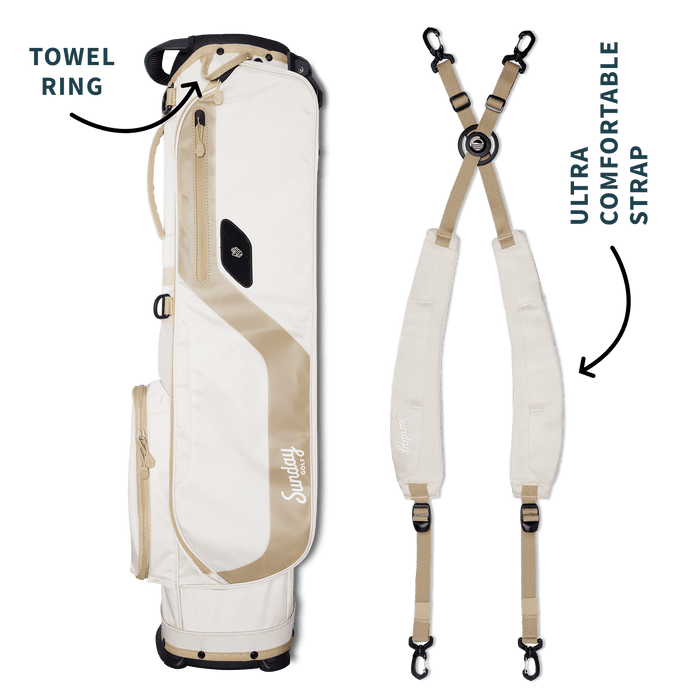 Sunday Golf - El Camino | Toasted Almond Walking Golf Bag - Scratch Golf