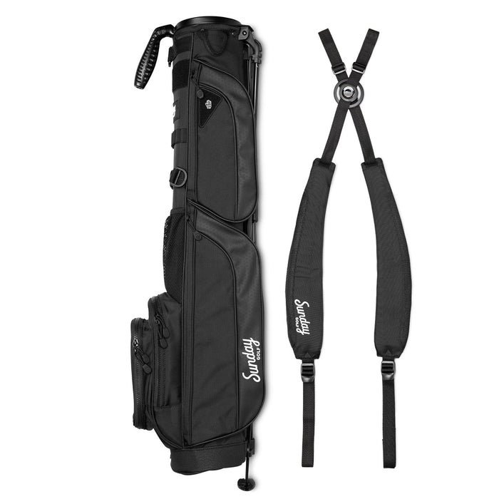 Sunday Golf - Loma XL | Matte Black Carry Bag - Scratch Golf