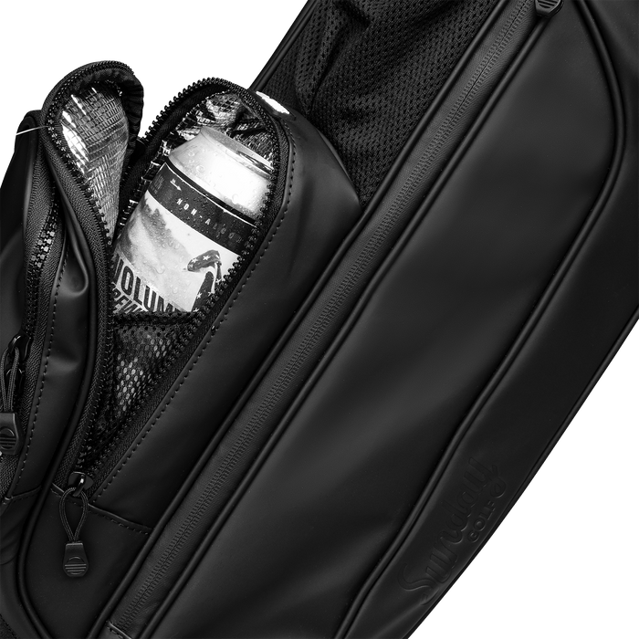 Sunday Golf - Loma XL S - Class | Black Leather Carry Bag - Scratch Golf