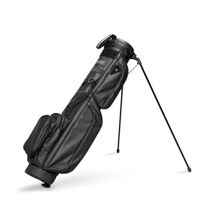 Sunday Golf - Loma XL S - Class | Black Leather Carry Bag - Scratch Golf