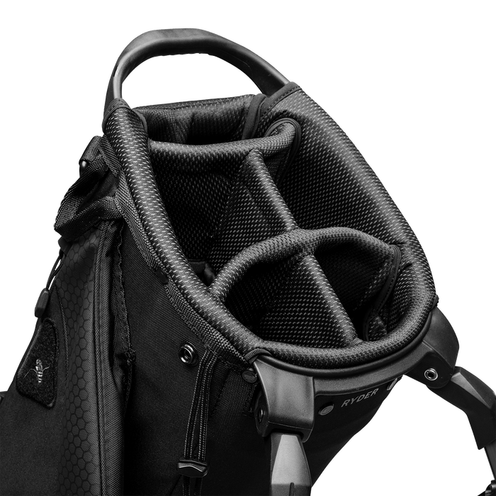 Sunday Golf - Ryder | Matte Black Lightweight Stand Bag - Scratch Golf