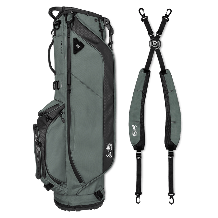 Sunday Golf - Ryder | Midnight Green Lightweight Stand Bag - Scratch Golf