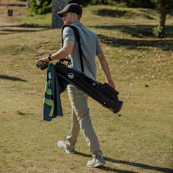 Sunday Golf - The Loma | Matte Black Par 3 Bag - Scratch Golf