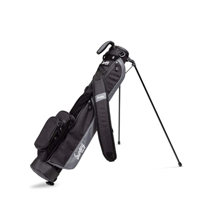 Sunday Golf - The Loma | Matte Black Par 3 Bag - Scratch Golf