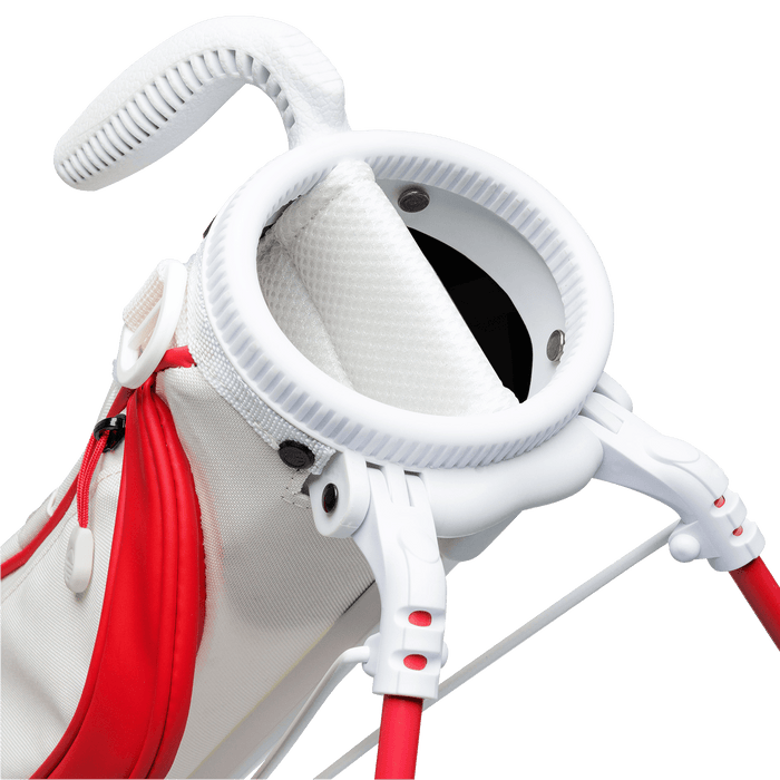 Sunday Golf - The Loma | Red & Off - White Par 3 Bag - Scratch Golf