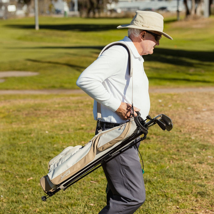 Sunday Golf - The Loma | Toasted Almond Par 3 Bag - Scratch Golf